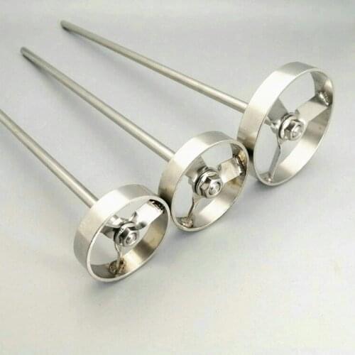 1set lab stainless steel turbine type blade plate paddle, machine impeller turbine stirring paddle with rod