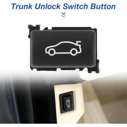 1 Pcs Car Trunk Unlock Release Button Cover For BMW 3/5/7 Series F20 F30 F35 F10 F11 F18 E84 OEM 61319200316 Car Accessories