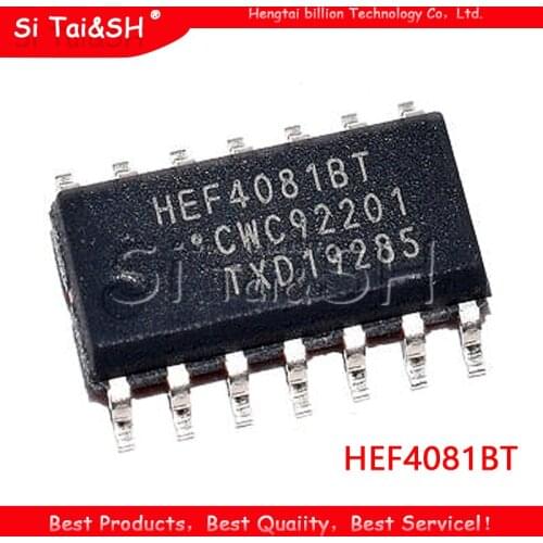 10PCS HEF4081BT SOP HEF4081 SOP14 CD4081BM SMD CD4081 new original
