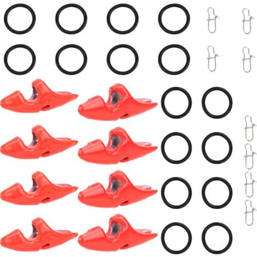 2/4Pcs 10/15/20/25g Shrimp Lure Sinker Squid Jig Tip Run Weight Chin Sinker for Wood Shrimp Prawn Lure Bait Fishing Tackle