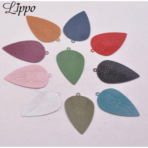 50pcs AC111126 18*28mm Geometry Charms Earring Pendant Findings For Woman Bijoux