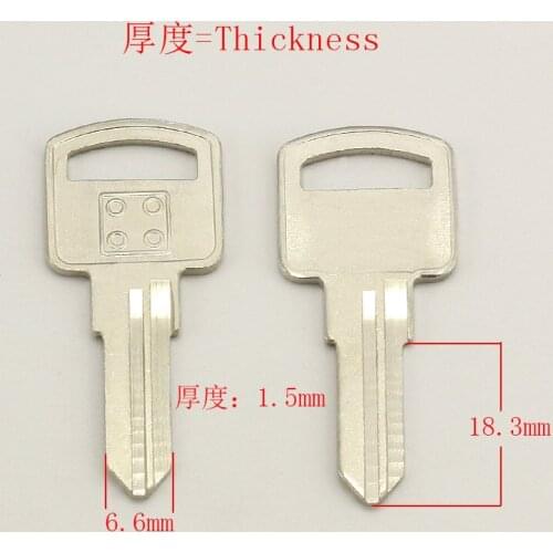 A043 left groove Wholesale Locksmith Keymother Brass House Home Door Blank Empty Key Blanks Keys 25 pieces/lot