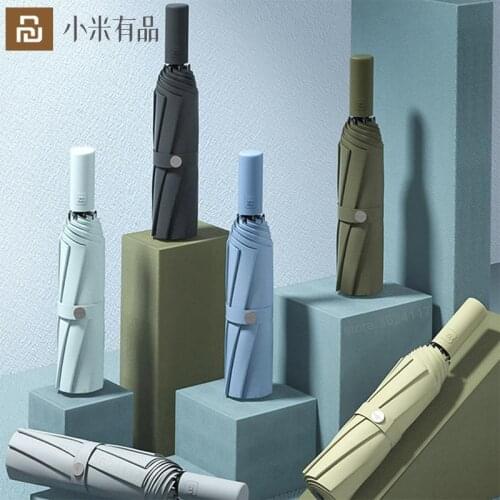 Youpin Fully Automatic Umbrella Female Sunny And Rainy Dual-use Umbrella Large Oversized Folding Male Double Umbrella