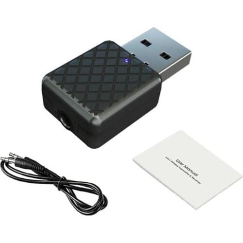 Bluetooth 5.0 Audio-ontvanger Mini Stereo Bluetooth Transmitter Receiver Aux Rca Usb 3.5Mm Jack Voor Tv Pc Auto Adapter