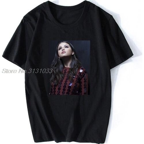 Men Summer T-shirt Grossbull DA Selena Gomez Revival Tour Poster T Shirt Women Black Fashion Tshirt Tees Harajuku Streetwear