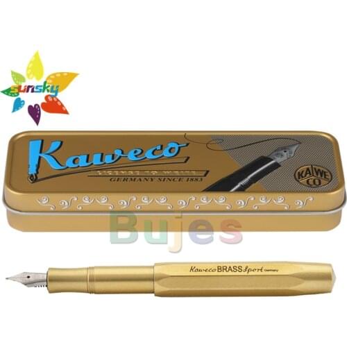 Germany Original Kaweco BRASS Sport Metal Foutain Pen Adult practise calligraphy Writing sketch Office Signature pen 0.5/0.7 MM