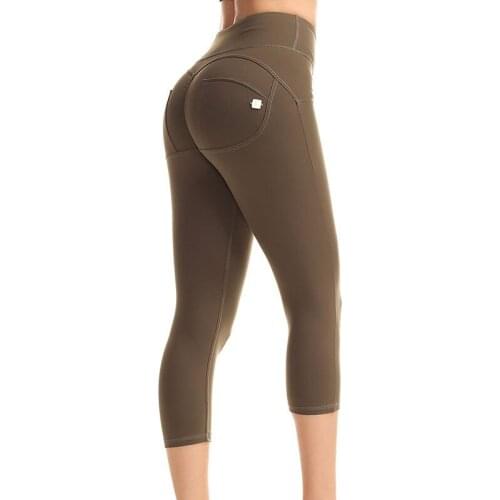 Yoga Leggings Sports Wear For Women Tummy Control High Waist Leggins Sport Tights GYM Fitness Top Seamless Capri pant Sportswear