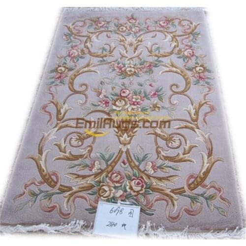 Baroque soft clothing Obson handmade carpet antique French high density Rococo fabric in Renaissance