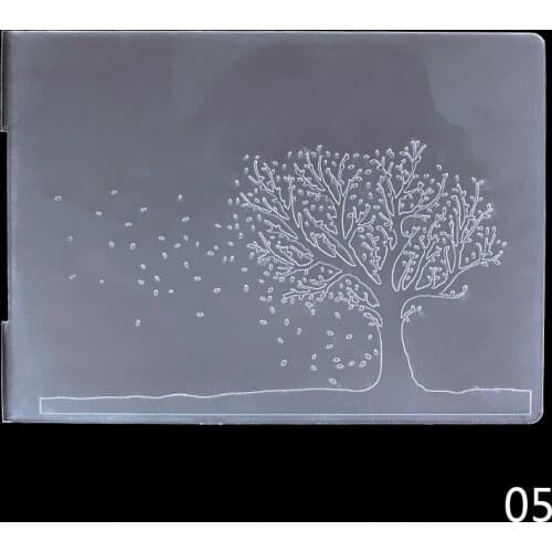 New Plastic Embossing Folder For Scrapbooking DIY Photo Album Card Christmas Gift Ten Types for Choosing Template #224591