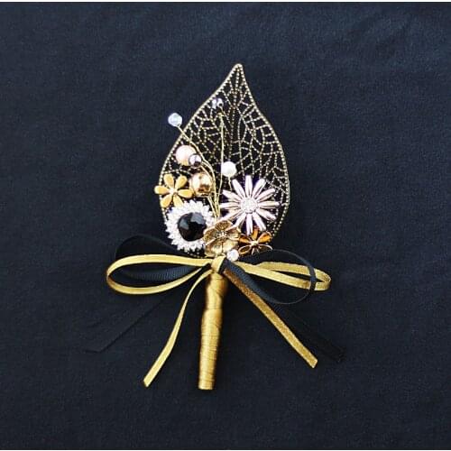 Iffo new high-end custom retro style wedding accessories corsage Perfect match bouquet Fashion personality Elegant