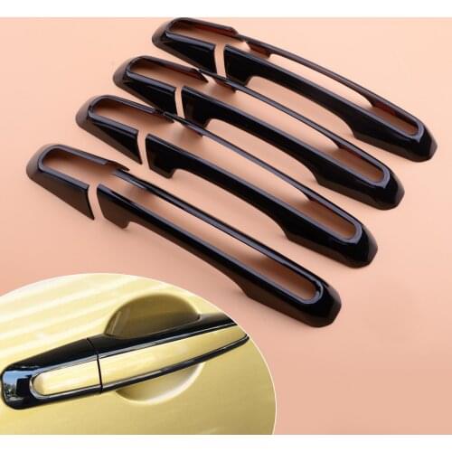 New 8Pcs/Set Gloosy Black Door Handle Cover Trim Frame fit for Land Rover Range Rover Sport 2014 2015 2016 2017