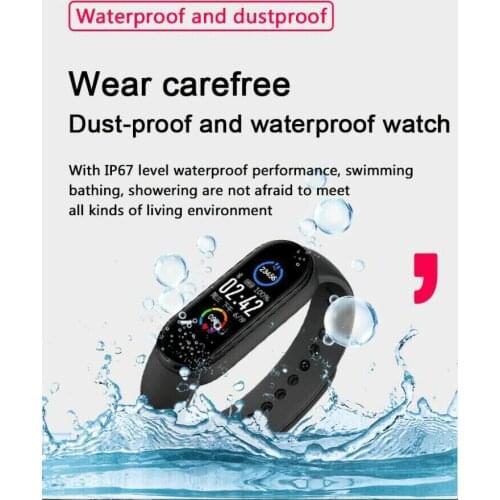 New Smart Sport Band Fitness Tracker Pedometer Heart Rate Blood Pressure Monitor Watch Same Style For Men And Women