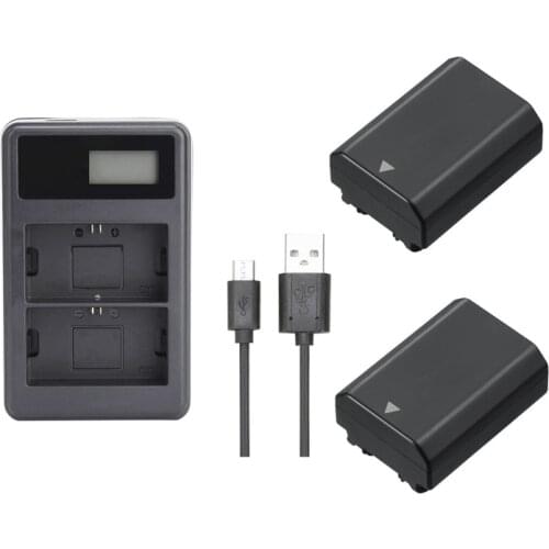 NP-FZ100 FZ100 Battery+Charger for Sony Alpha a9, Alpha a9R, Alpha a9S, Alpha a7R III, A7R MARK 3, Alpha a7 III,Alpha A7R IV