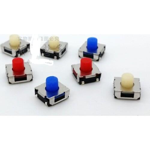 Package the feet Patch 6*6*5MM Silica gel key switch waterproof Dust control The silicone switch 6X6X5MM patch switch