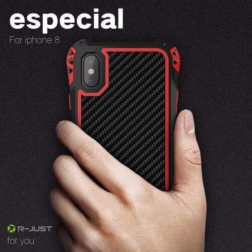 R-JUST For Iphone 11 Pro 11 Pro Max XS MAX XR Luxury Metal Aluminum Armor Waterproof Shockproof Phone Case For iPhoneXS 7 8 plus