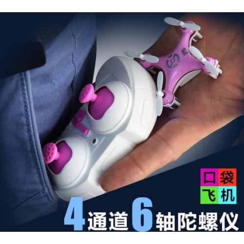 2.4G Remote Control Toy mini aircraft 4CH 6Axis RC Quadcopter Mini RC drone Radio Control pocket helicopter RTF Drone