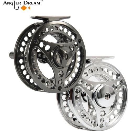 Angler Dream Fly Fishing Reel 3/4 5/6 7/8 9/10 WT CNC Machined Aluminum Material Fly Fishing Reel Seat Friendly Double Spool