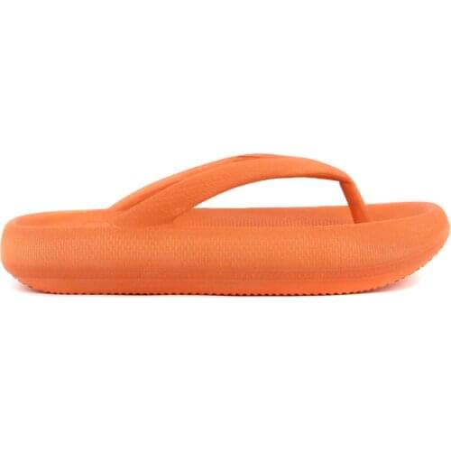 Orange Color High Bottom Thong Eva Slippers