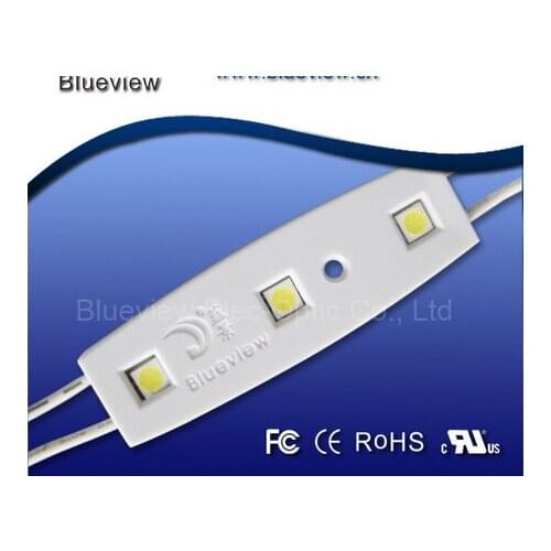 UL listed Epistar 3 pcs 5050 LED module for led sign ,PVC Housing 5 years guarantee ,white color