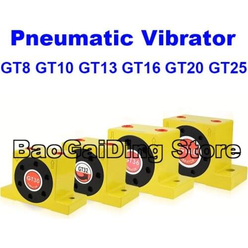 Pneumatic Vibrator GT4 GT6 GT8 GT10 GT13 GT16 GT20 GT25 Turbine Oscillators Industry Vibrator Pneumatic Hammer Blanking Parts