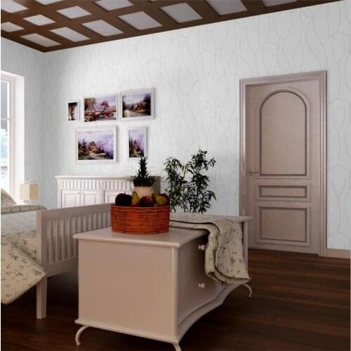 Wellyu Curved stripe nonwoven wallpaper 3D stereo TV background wall paper modern minimalist bedroom living room wallpaper