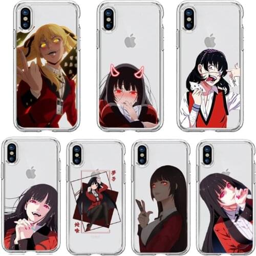 Kakegurui Jabami Yumeko Japanese Phone Case Transparent soft For iphone 5 5s 5c se 6 6s 7 8 11 12 plus mini x xs xr pro max