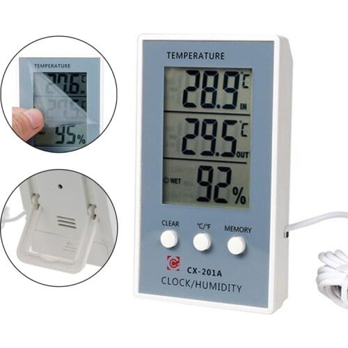 LCD Digital Thermometer Hygrometer Temperature Humidity Measurer Tester