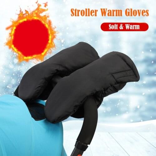 Winter Warm Stroller Gloves Mittens Pushchair Hand Muff Waterproof Pram Accessory Mitten Baby Buggy Clutch Cart Outdoor Gloves