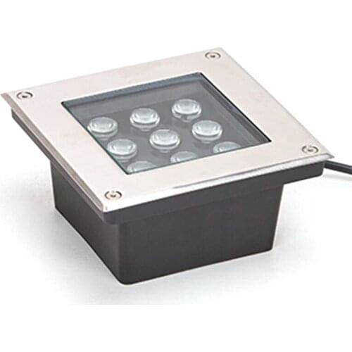 1pcs LED Underground light 5W 9W Waterproof Floor Lamp Outdoor Ground Spot Landscape Garden Path Buried Yard 85-265V DC12V IP68