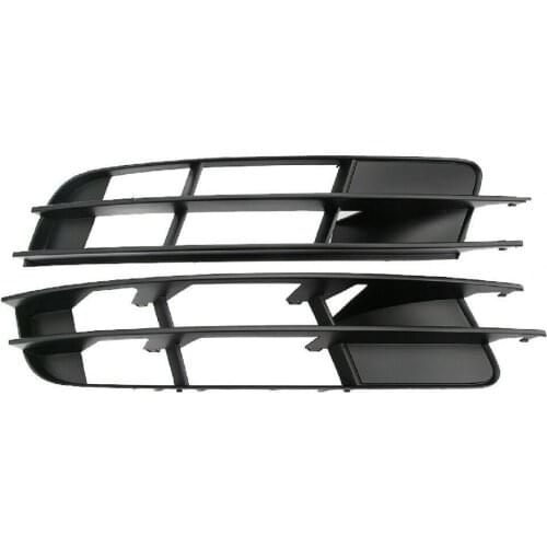 2 Pcs Fog Light Grille Front Fog Light Cover Grill Spare Parts 4L0807681 4L0807682 For Audi Q7 07-09