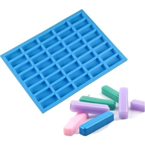 40Holes Rectangle Silicone Ice Cube Mold Chocolate Dessert Jelly Fondant Candy Mould Cake Pastry Decoration Bakeware Baking Tool