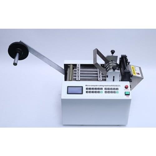 Automatic computer pipe cutting machine heat shrinkable tube silicone wire rope PVC casing cutting line knife