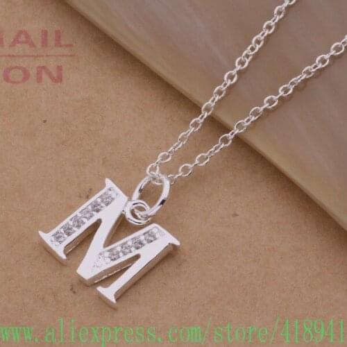 Free Shipping silver plated Necklace, silver plated fashion jewelry /cdpakuwa dpzamhga P-M
