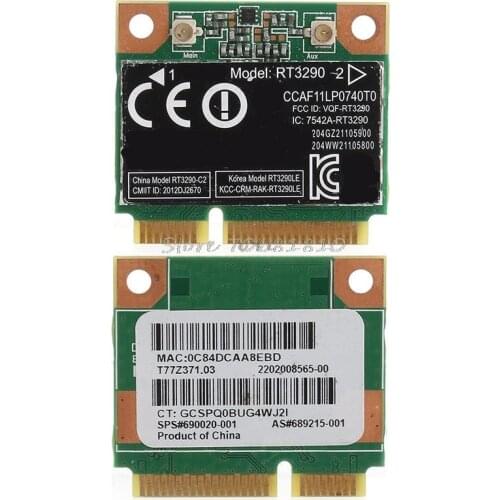 150M WiFi Wireless Network Card Bluetooth For HP Pavilion G72000 Ralink RT3290 Drop Shipping