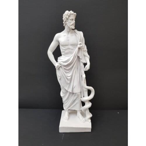 EU HOME DECORATION AROSE AESCULAPIUS GREEK MYTHOLOGY TRINKET