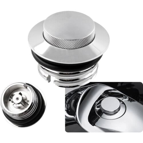 Anti-Leakage Fuel Tank Cap Motorcycle Flush Mount Pop Up Aluminum Reservoir Gas Cap Fuel Tank Covers for Harley Dropshipping New