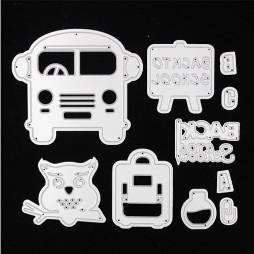 KSCRAFT Back To School Metal Cutting Dies Stencils for DIY Scrapbooking/photo album Decorative Embossing DIY Paper Cards