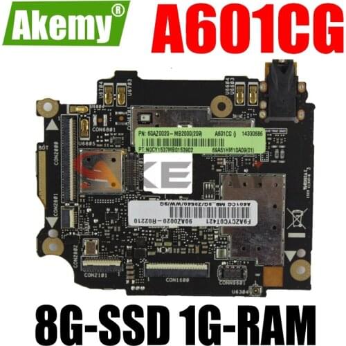 Best Working Mainboard For Asus ZenFone 6 A601CG A600CG A600C A601C 8GB motherboard Mainboard Main board 8G-SSD 1G-RAM