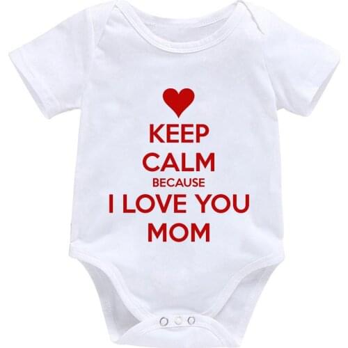 Fashion One-Pieces Infant Jumpsuits Letter lovely Mom Baby Girl Clothes Streetwear Harajuku Toddler Romper Ropa De Debe Niña