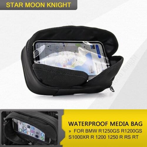 Motorcycle Mobile GPS waterproof screen media bag Navigation Device Bag FOR BMW R1250GS R1200GS S1000XR R 1200 1250 R RS RT
