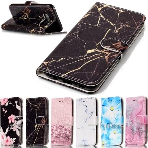 Marble Rock Cases For Samsung Galaxy S8 Plus S8Plus Leather Wallet Bags Flip Case Cover Coque Capinha Etui Capa Carcasa Fundas