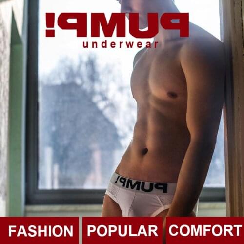 Brand New Underwear Men Brief Mens Briefs Sexy Ropa Fashion Modal Solid Cueca Masculina Sexy U Convex Size M-2XL