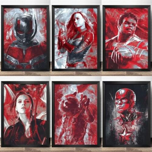 Marvel Wall Art Canvas Painting Avengers Captain America Posters and Prints Home Decoration Pictures Living Kids Room Decor