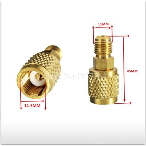 New High Quality for Air conditioning 1/4" Male SAE x 5/16" Female Low-Loss SAE Straight Adapter for R410a