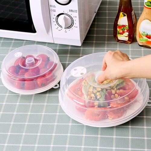 Plastic Microwave Plate Cover Transparent Steam Splashing Food Wrapping Paper Reusable Silicone Food Preservation Sealing Cover