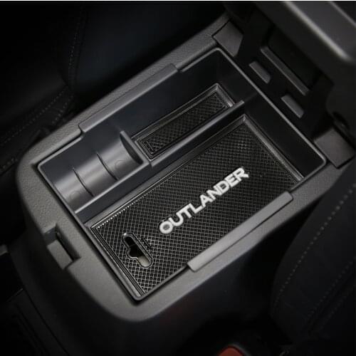 Armrest Storage Box Holder for Mitsubishi Outlander 2019+ Interior Organizer Central Console Glove Tray