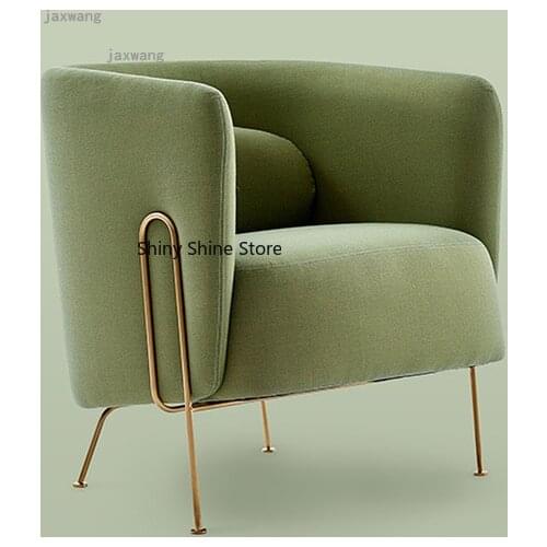 Simple Modern Hotel Villa Leisure Sofa Apartment Bedroom Balcony Lazy Sofa Nordic Living Room Household Furniture Back Sofas jl