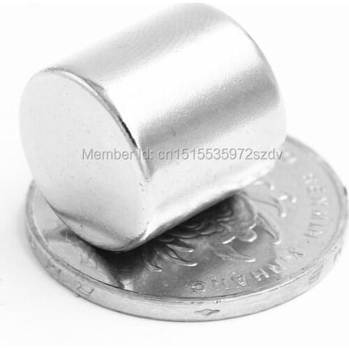 50pcs Strong Round Dia 15mm x 15mm N35 Rare Earth Neodymium Magnet Art Craft Fridge 15x15mm