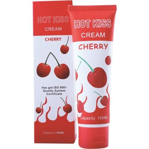 Sex Lubricant 100ml Lubricants Water-based Cherry Oil Vaginal and Anal Gel Adults Sex edible Product oral Homosexual S1623