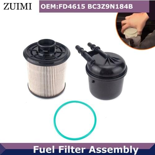 FD4615 BC3Z9N184B Fuel Water Separator Filter For Ford 2011-2016 F-250 F-350 F-450 F-550 Super Duty 6.7L V8 Diesel Powerstroke